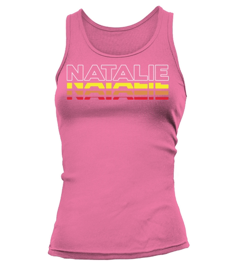 Natalie First Name Funny Vintage Sunset Natalie Tank top Woman