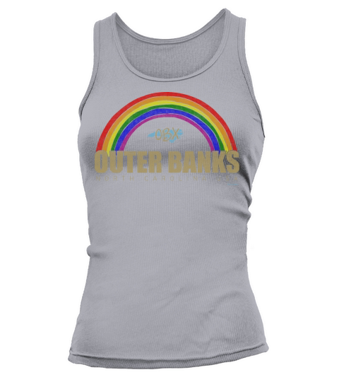 Rainbow Outer Banks OBX North Carolina USA Vintage Tank top Woman