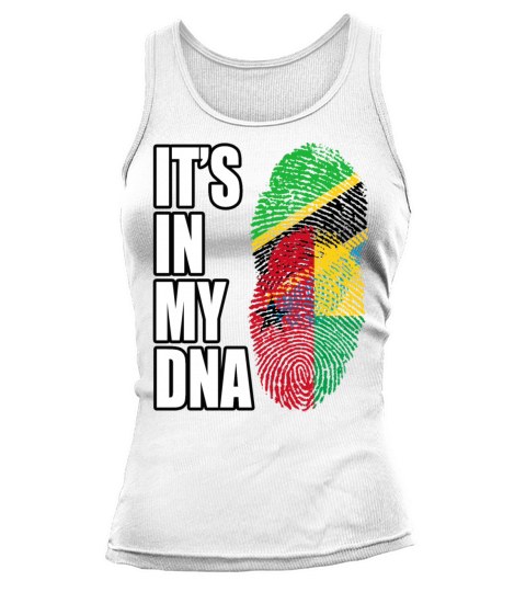 Tanzanian And Bissau Guinean Vintage Heritage DNA Tank top Woman