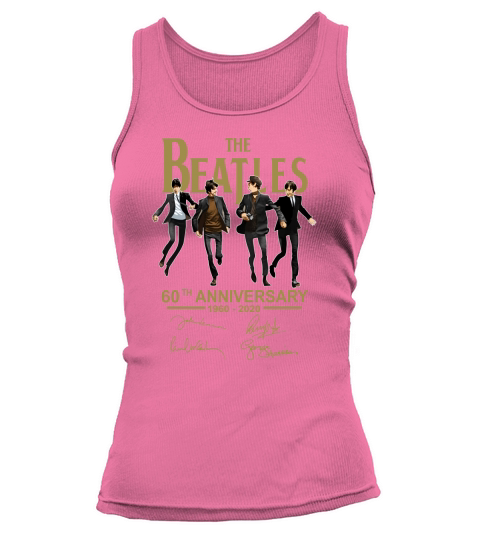 The Beatles 1960 2020 60th anniversary all siganture shirt Tank top Woman