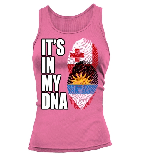 Tongan And Antiguan Mix Heritage DNA Flag Tank top Woman