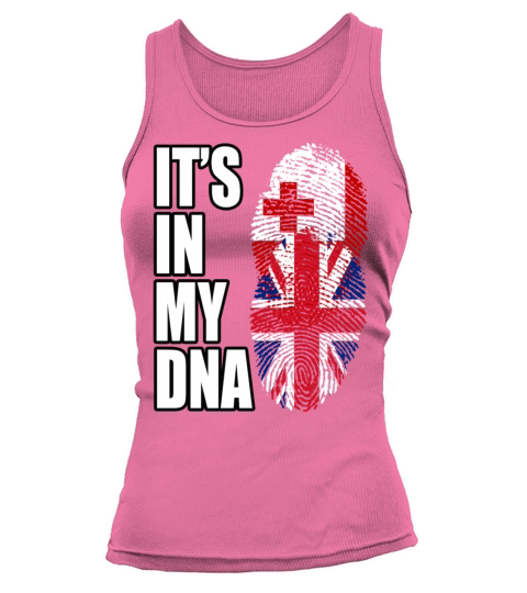 Tongan And British Mix Heritage DNA Flag Tank top Woman
