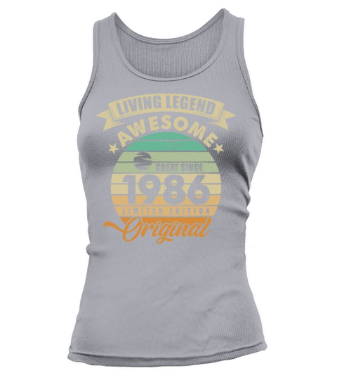 Vintaga 1986 Birthday Tank top Woman