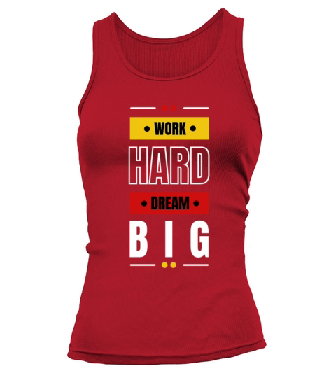 WORK HARD DREAM BIG Tank top Woman