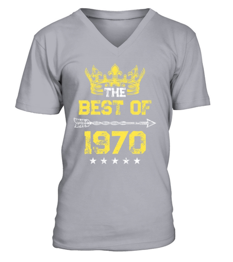 1970 best of birthday V-Neck T-shirt