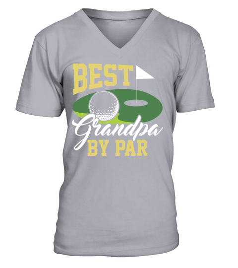 Best Grandpa By Par - Golf V-Neck T-shirt