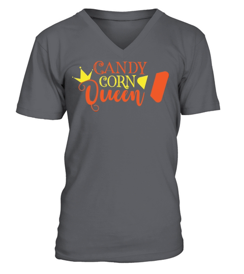 Candy corn queen V-Neck T-shirt