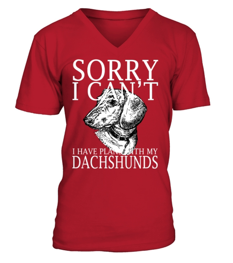 Dachshunds Funny Tee V-Neck T-shirt