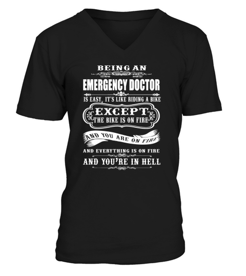 EMERGENCY DOCTOR V-Neck T-shirt