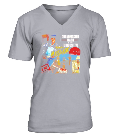 Grandmaster Flash and the Furious Five V-Neck T-shirt