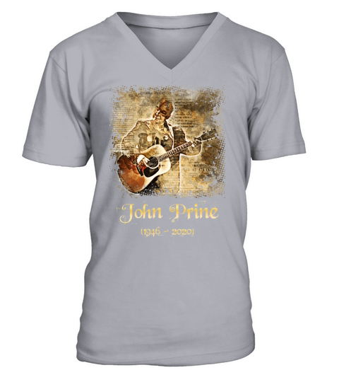 John Prine 1946 2020 Vintage V-Neck T-shirt