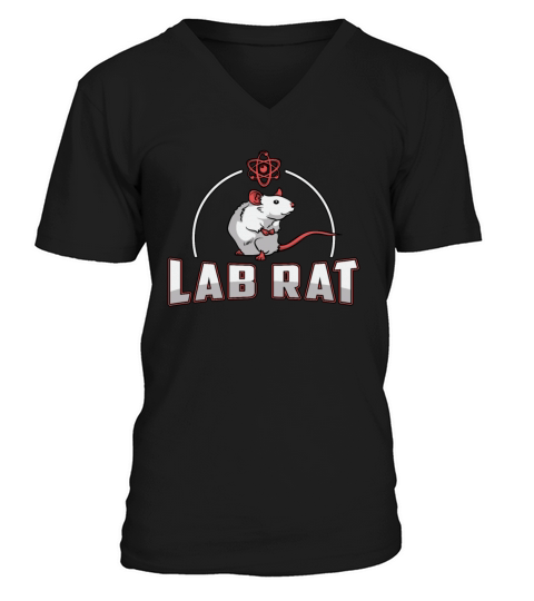 Lab Tech Lab Rat Laboratory Science Technician V-Neck T-shirt