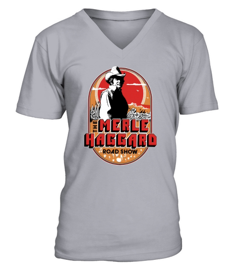 Merle Haggard V-Neck T-shirt