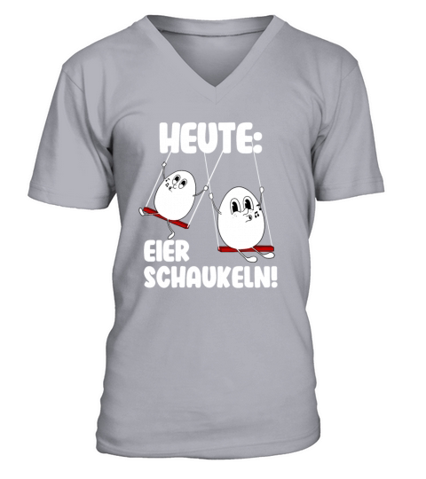 Motivation Egg Funny German Quote V-Neck T-shirt
