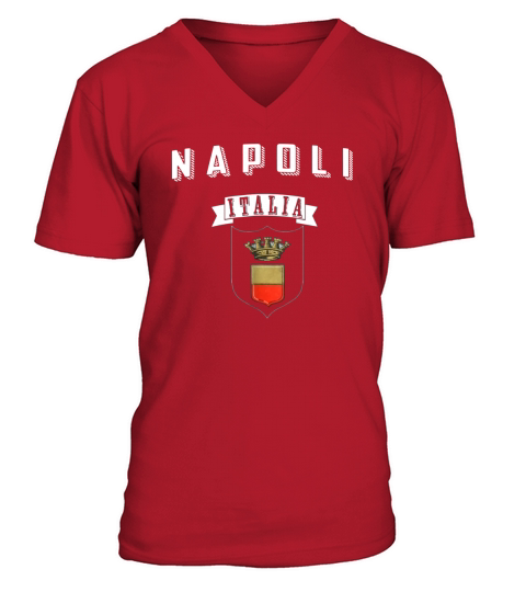 Napoli Italia T-Shirt Naples Italy Coat of Arms Tee V-Neck T-shirt