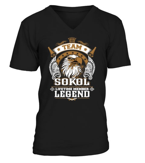SOKOL team legend, SOKOL tshirt V-Neck T-shirt