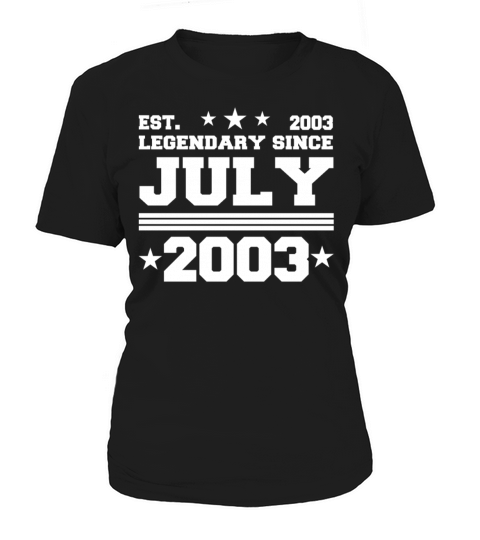 19th birthday July vintage 2003 gift idea Women's T-Shirt