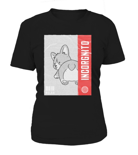 Funny Corgi Pun Quote Incorgnito Women's T-Shirt