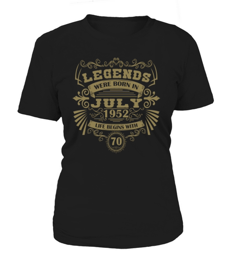 Funny Sayings for 50th Birthday July 1952 Vintage Women's T-Shirt