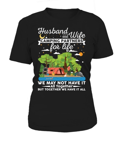 Husband And Wife Camping Partners For Life Women's T-Shirt