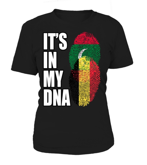 Maldivian And Belgian Mix Heritage DNA Flag Women's T-Shirt