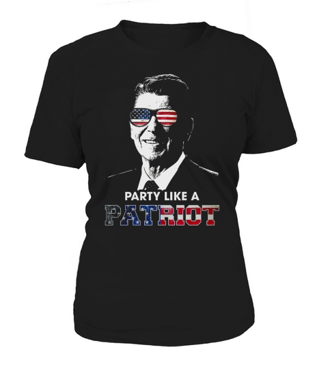 Party Shirt Like A Patriot Reagan USA Pride vintage Women's T-Shirt