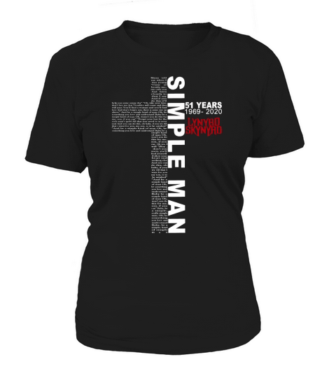 Simple Man 51 Years 1969-2020 Lynyrd Skynyrd shirt Women's T-Shirt