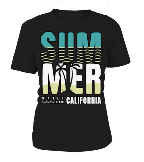 Summer California State Souvenir The Golden State Women's T-Shirt