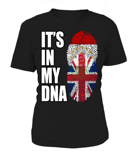 Tajikistani And British Vintage Heritage DNA Flag Women's T-Shirt
