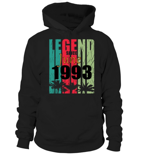 1993 vintage born in June gift Hoodie Unisex