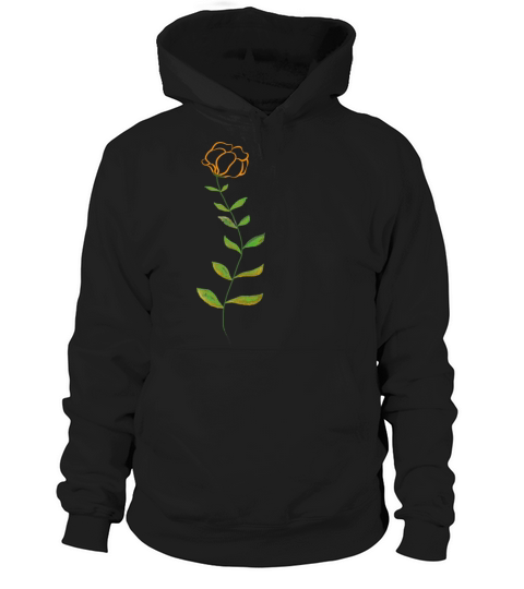 Flor vintage en acuarela Hoodie Unisex