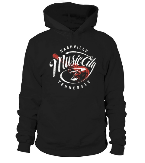 Nashville Music City USA Vintage T-shirt Hoodie Unisex