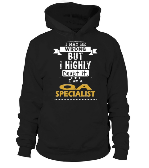 QA SPECIALIST Dout It Hoodie Unisex