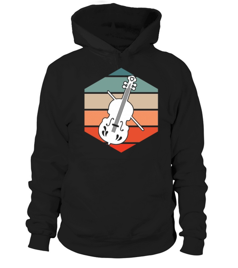 Retro Vintage Cello Musician Cello Player Cellist Hoodie Unisex