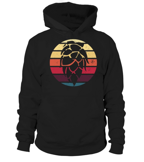Vintage HopLeaf Brewer Retro Beer Hoodie Unisex