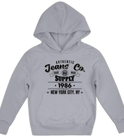 New York City Born In 1986 Vintage Birthday Kids Hoodie
