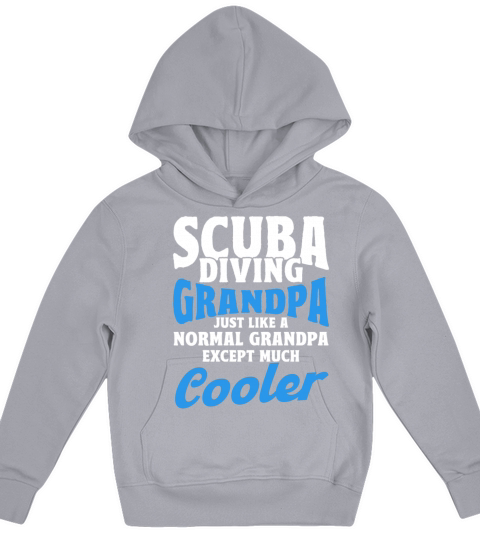 Scuba Diving Gift Underwater Lover Scuba Diver Kids Hoodie