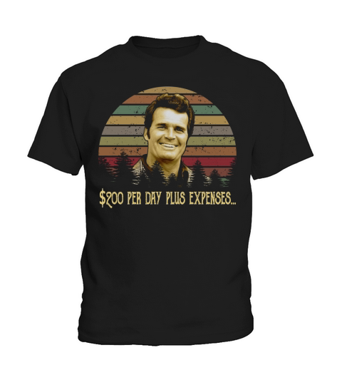 $200 Per Day Plus Expenses Vintage {Jim Rockford The Rockford Files} Kids T-Shirt