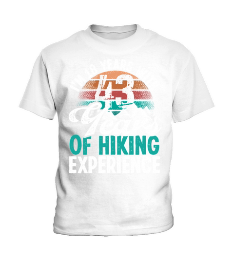 61 Years Old Hiking Mountains Vintage 61 Birthday Kids T-Shirt