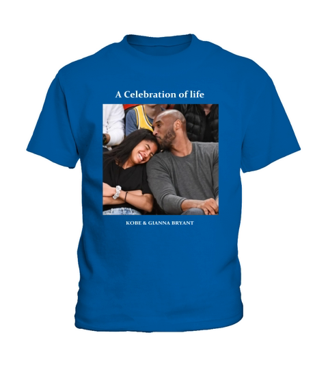 A Celebration of life Kobe And Gigi Memorial shirt Kids T-Shirt
