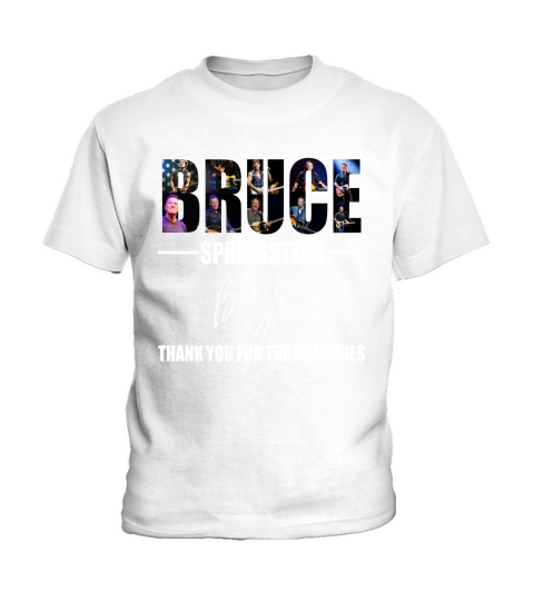 Bruce Springsteen thank you for the memories shirt Kids T-Shirt