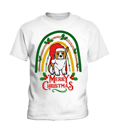 Christmas Welsh Corgi Kids T-Shirt