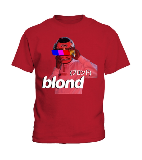 FRANK OCEAN BLOND HELMET LOGO Kids T-Shirt