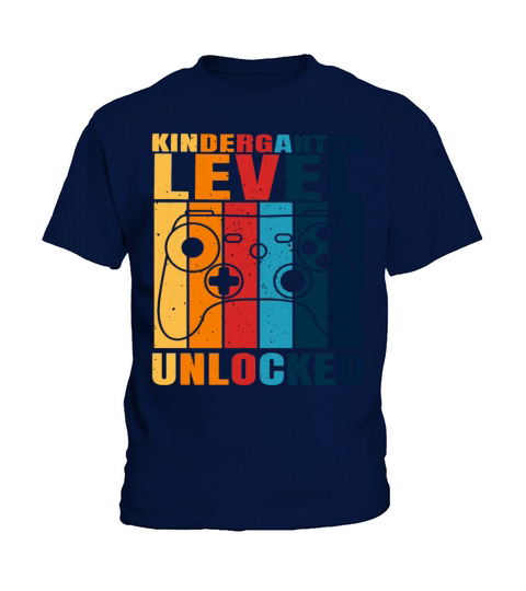 kindergarten level unlocked Back to School vintag Kids T-Shirt