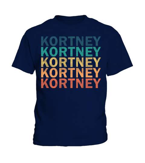Kortney Name T Shirt - Kortney Vintage Retro Name Kids T-Shirt