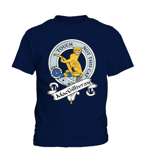MacGillivray Clan Badge Scottish Clan Badges Kids T-Shirt