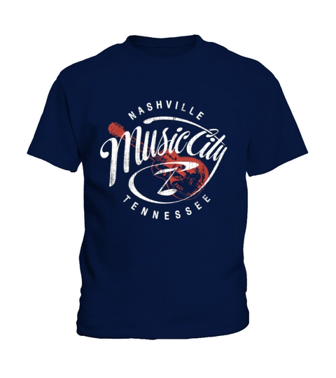 Nashville Music City USA Vintage T-shirt Kids T-Shirt