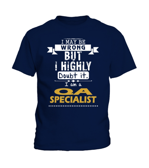 QA SPECIALIST Dout It Kids T-Shirt