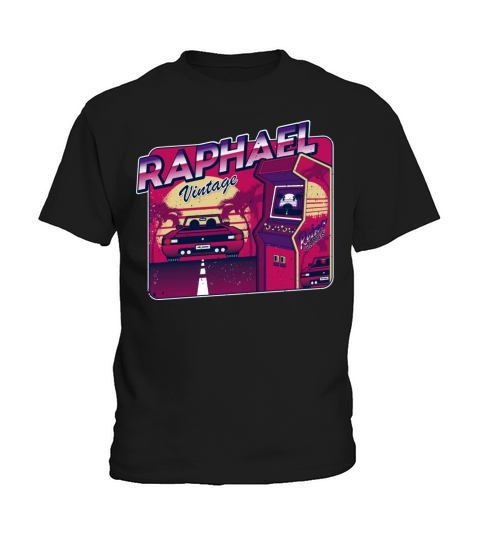 Raphael - Personalized Vintage Gamer 80s 90s Kids T-Shirt