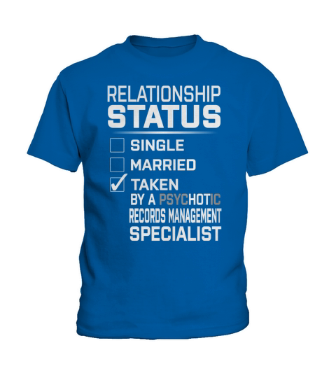 Records Management Specialist Job Kids T-Shirt